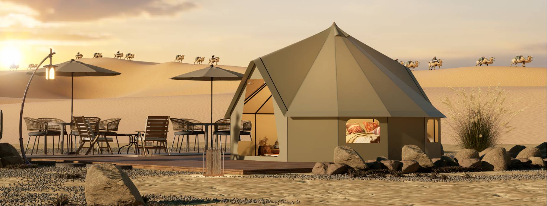 嫩江县露营酒店帐篷产品